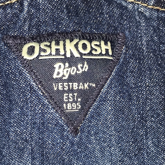 OSH KOSH B’GOSH JEAN OVERALL SHORTS 24 M - Picture 6 of 13